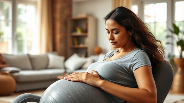 Doula providing support to pregnant woman during labor, illustrating maternal health.