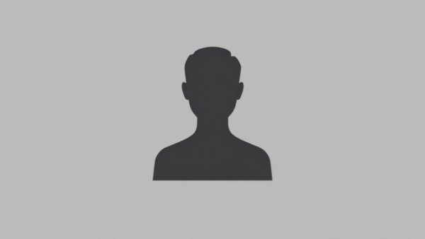 Minimalist user profile icon with gray background.