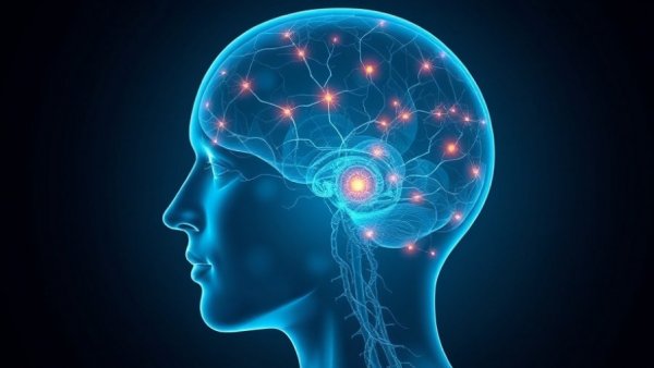 Age-related hearing loss neural pathways illustration.