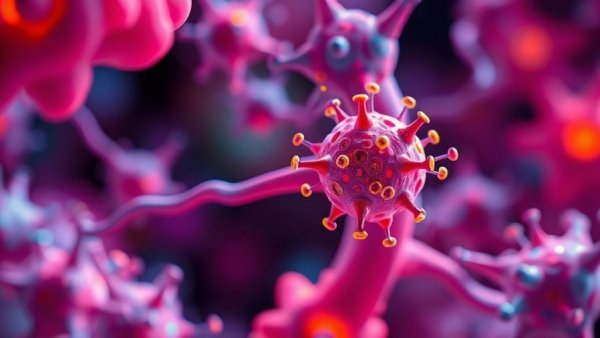 Abstract depiction of TRPM4 sodium overload in kidney cancer cells.