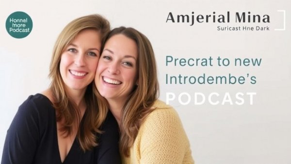 Longevity and hunger management podcast cover with two smiling women.
