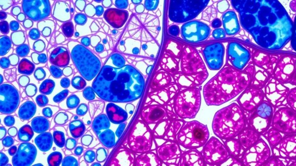 Osteoarthritis cartilage regeneration samples with SafO staining.