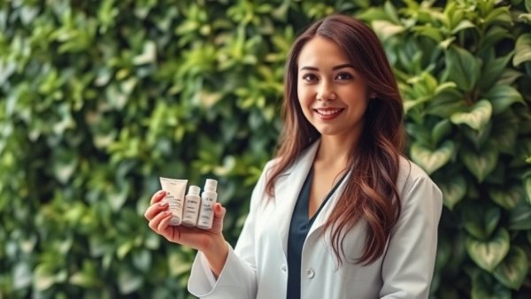 Does Sugar Really Ruin Your Skin presentation by woman in lab coat.