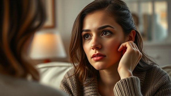 Young woman discussing executive turnover in startups.