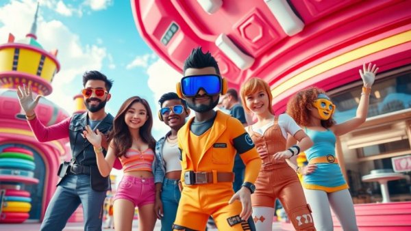 Cartoon avatars symbolizing Meta's shift away from the metaverse