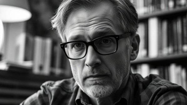 Contemplative male in study, related to sleep and cognition in aging.