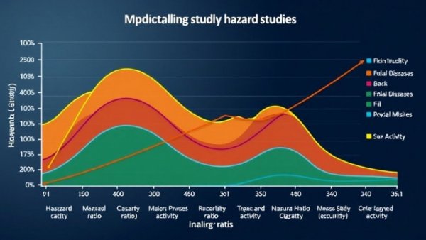 Graph showing exercise variety and longevity impact on health outcomes.