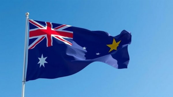 Vibrant Australian flag representing Australia teen social media ban.