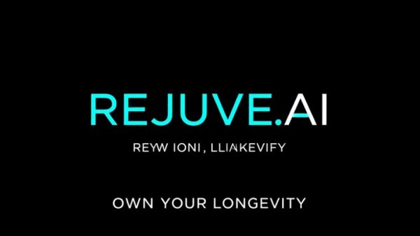 Logo for Rejuve.AI in a longevity research database context