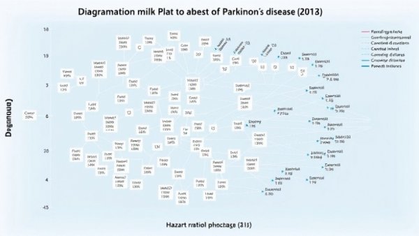 Forest plot analyzing link between milk intake and Parkinson's disease.