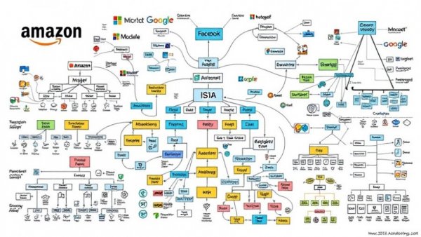 Hand-drawn tech company diagrams; Small business branding tips.