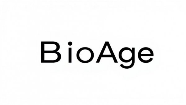 BioAge logo in black and white for longevity science news.
