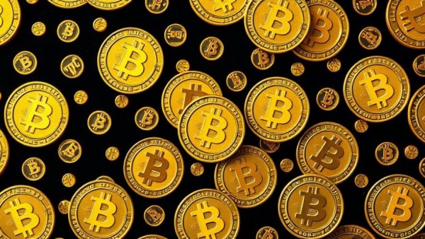 Seamless Bitcoin icons pattern for crypto theft protection context.