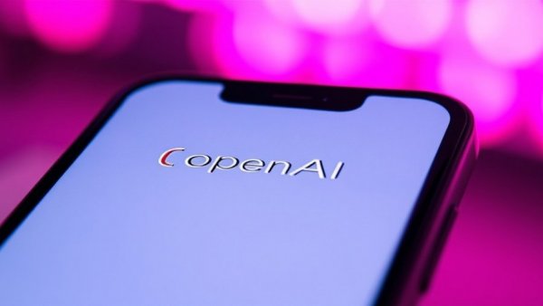 Smartphone displaying OpenAI logo, highlighting AI safety concerns.