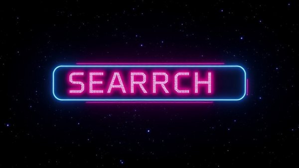 Futuristic search bar with 'Ask me Anything', representing the future of search and AI.