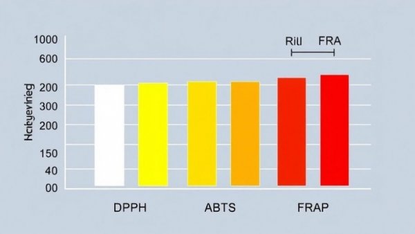 Scientific bar graph showing antioxidant activity for longevity comparison