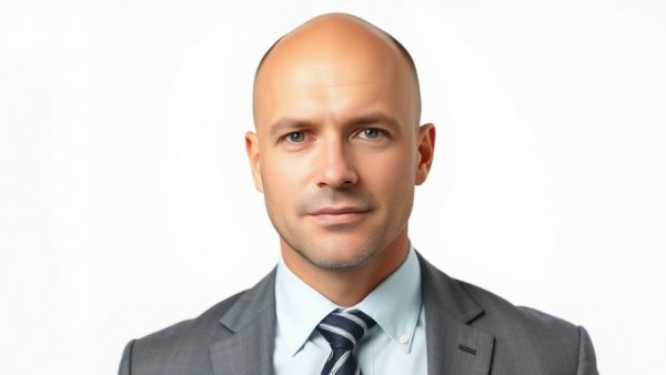 Professional portrait of a bald man for customer retention strategies.