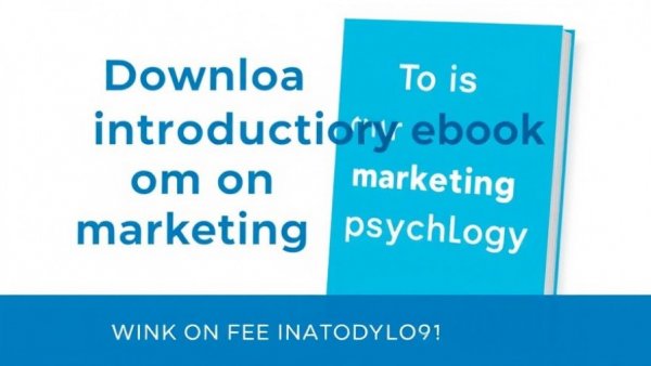 Text offering free download of eBook on marketing psychology