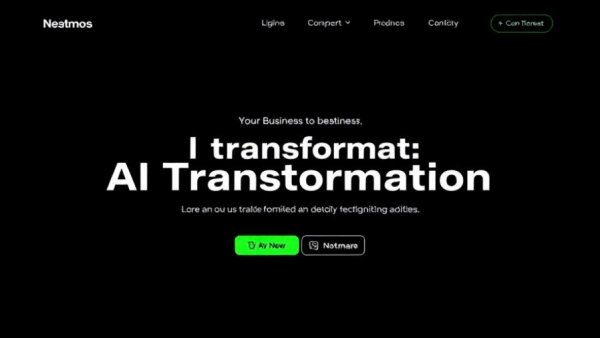 Brand identity for SMBs through modern website interface