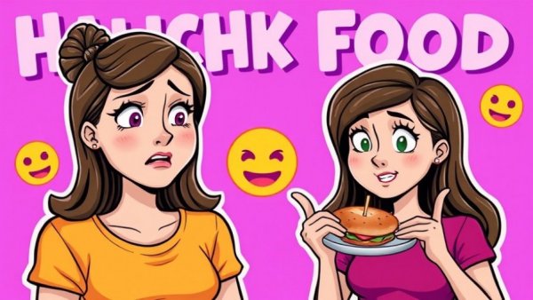 Cartoon women depicting intermittent fasting for women.