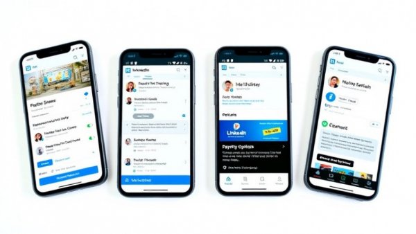 LinkedIn marketing features on smartphones for SMBs.