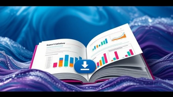 2026 Global Customer Loyalty Report with download button on colorful background.