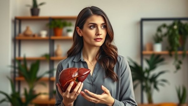 Professional woman discusses fake vitamin A supplements in modern setting.