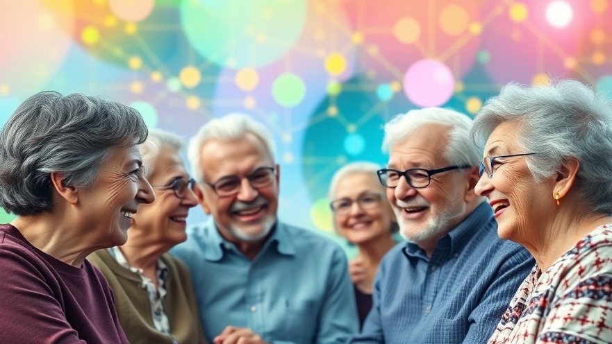 Elderly individuals discussing health insights, symbolizing frailty detection and machine learning in healthcare.