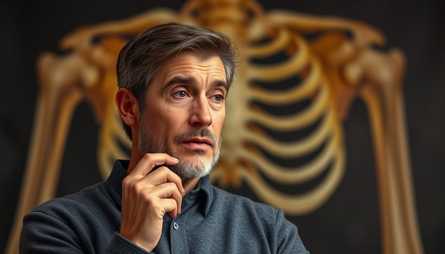 Bone Health and Longevity podcast cover with a thoughtful speaker.