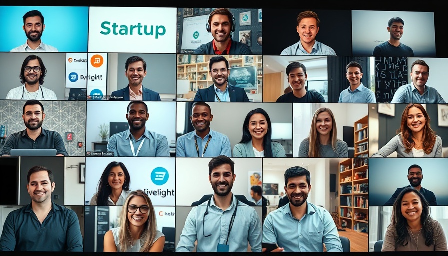 Central Eurasia startup competition participants in a virtual meeting.