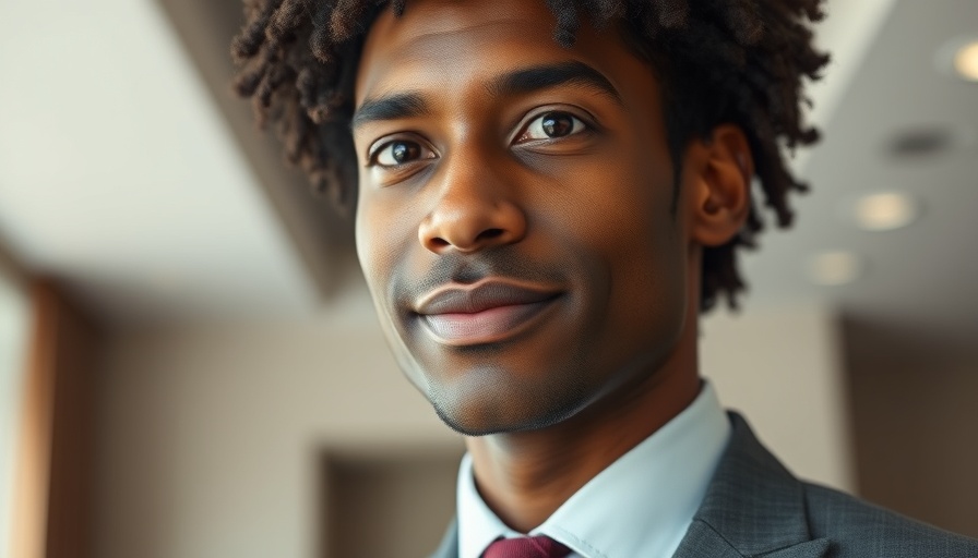 Professional man with a confident expression in formal attire