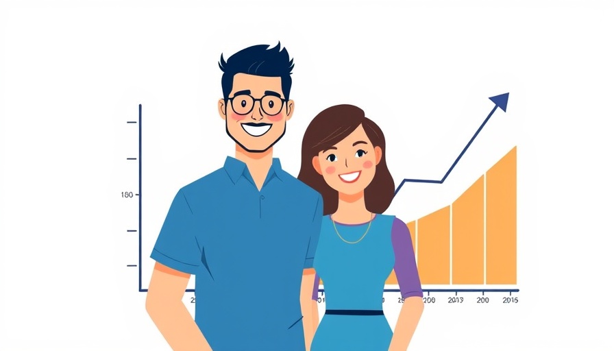 Local SEO tips overview with graph and smiling individuals