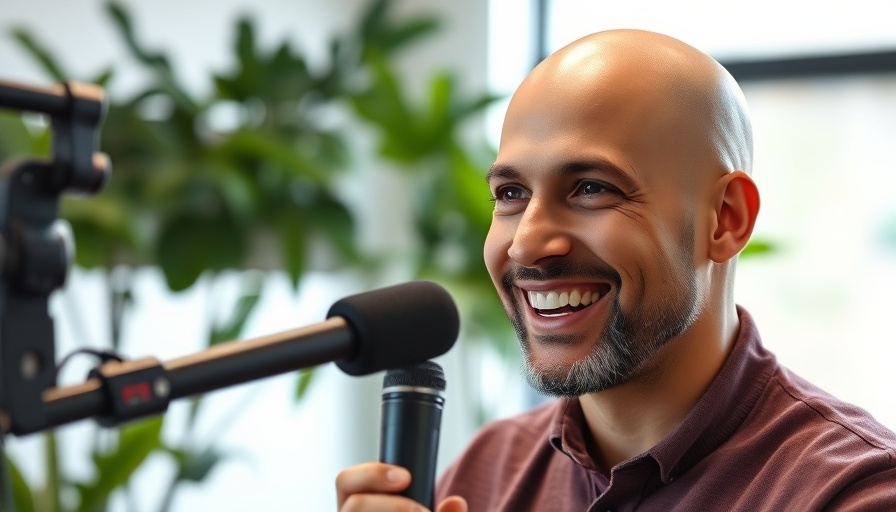 Evaluating Diets: Smiling host in webcast studio discussing diets.