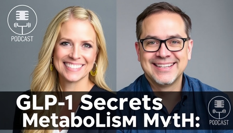 Podcast cover on Metabolism Myths and Truths with hosts.