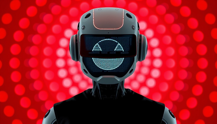 Futuristic AI agent in digital marketing concept