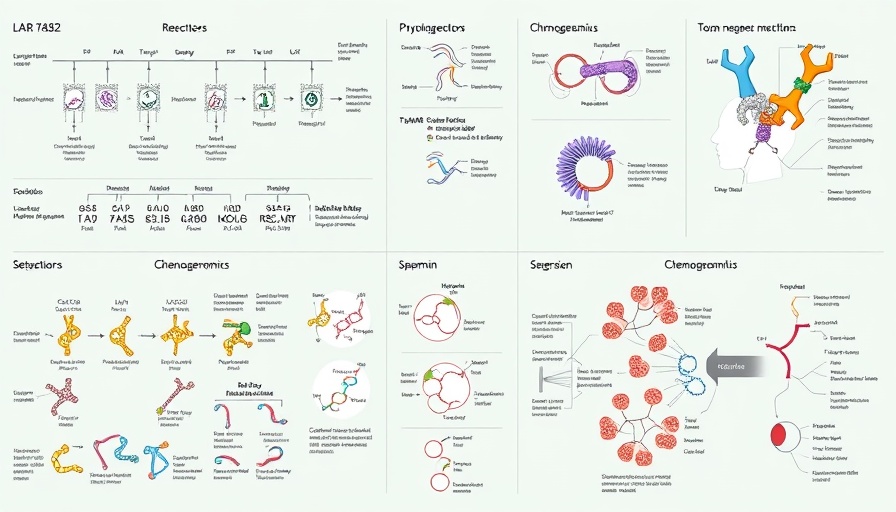 Diagrams showcasing TAAR receptors in chemogenomics related to longevity.