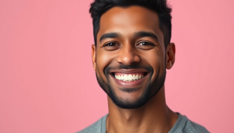 Man smiling against a pink background, illustrating results-based billing for AI agents.