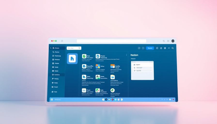AI browser interface ideal for small business showing productivity tools.