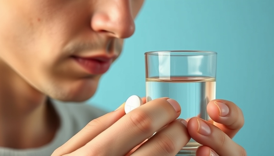 Person taking a white pill with water, illustrating benefits and side effects of statins.