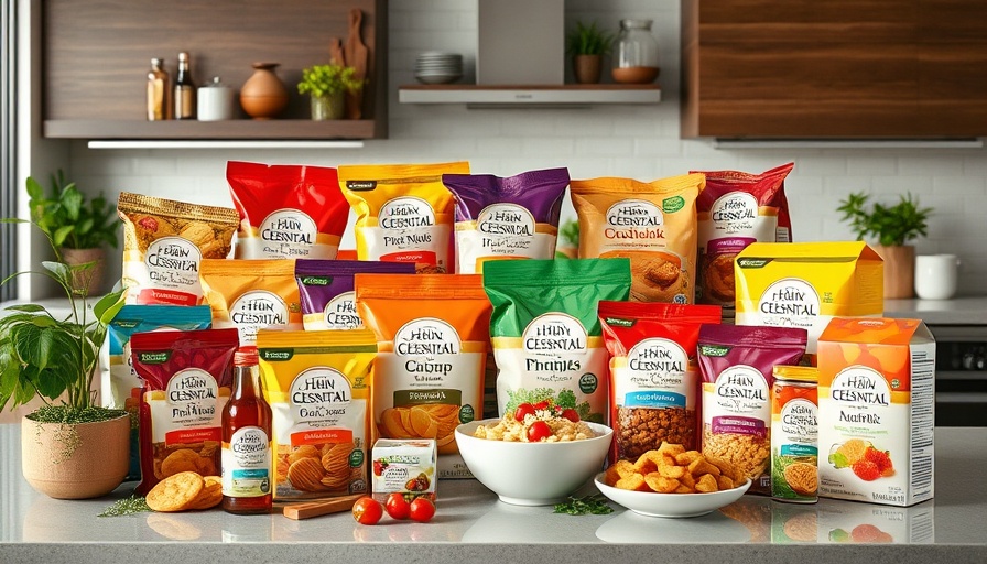 Hain Celestial products promoting healthier living.