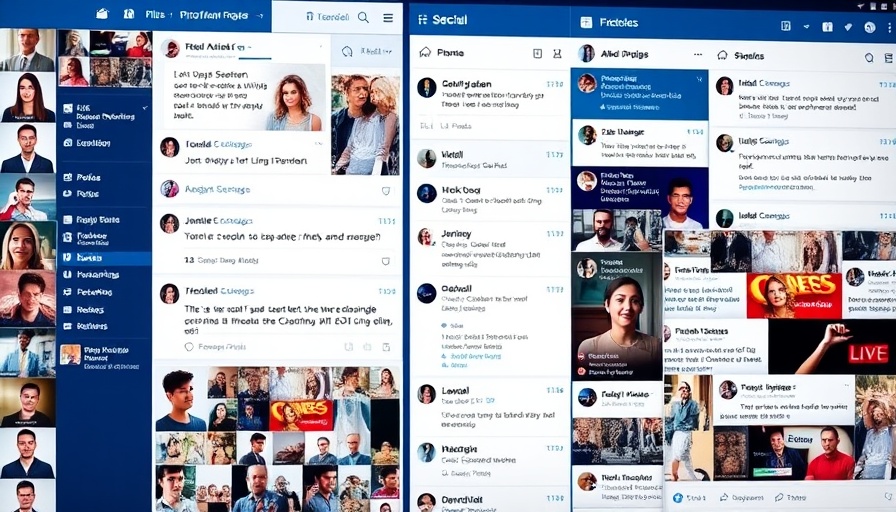 Social media platform showing user engagement and interactions related to marketing strategies.