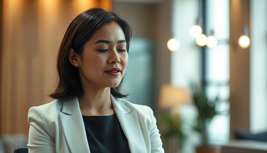 Woman in professional attire discussing cold exposure benefits for longevity.