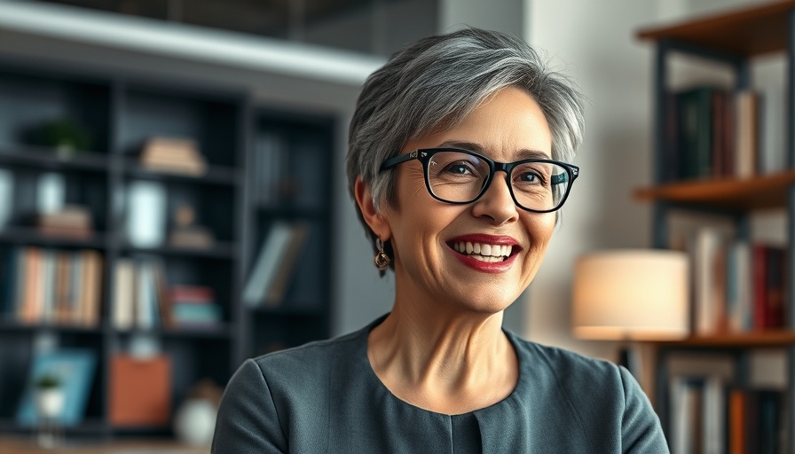 Confident woman speaking passionately about how pets improve your life.