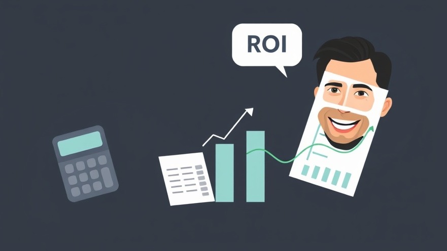 Business professional smiling with digital documents, perfect for content strategy in digital marketing trends.