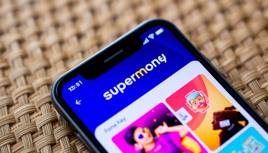 Close-up of Flipkart's Super.money app on a smartphone screen.