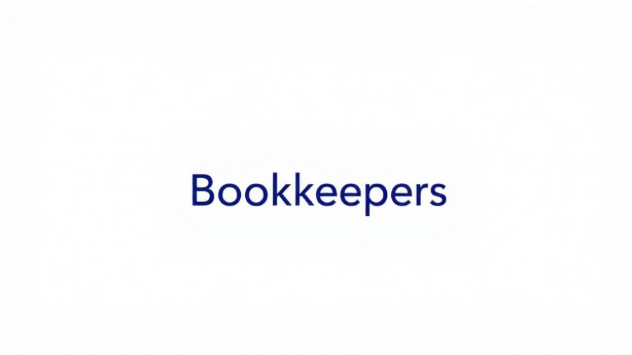 Modern bookkeepers logo for recurring revenue business ideas