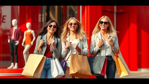 Women shopping at Black-owned businesses in Columbus, vibrant storefront.