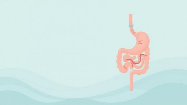 Illustration of pancreas and stomach for pancreas transplant context.