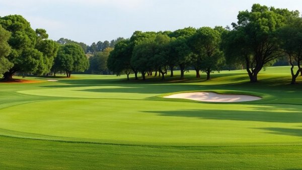 Ohio State University Golf Club's picturesque fairway with lush greens.