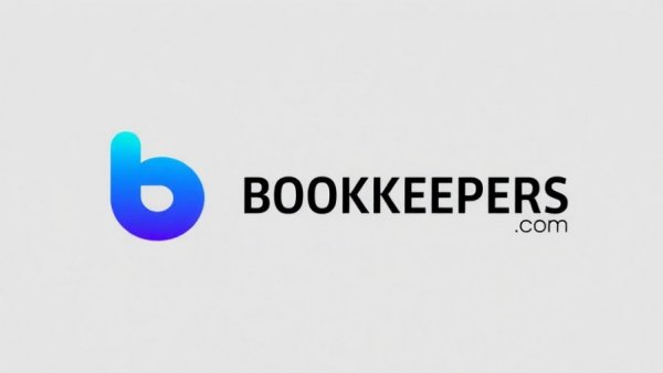 Logo for Bookkeepers.com representing part time work from home jobs.